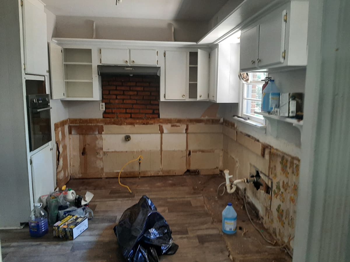 Complete Kitchen Renovation — Before